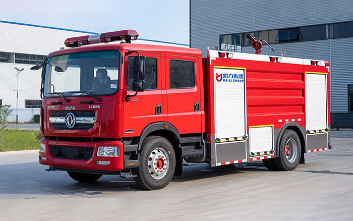 东风D9外露水罐消防车