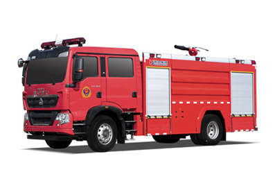 豪沃单桥泡沫消防车