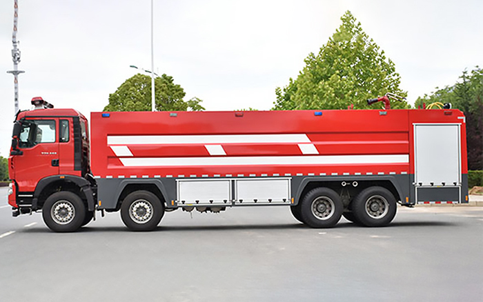 豪沃前四后八泡沫消防车