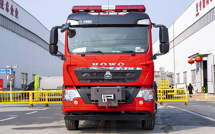 豪沃单桥抢险救援消防车