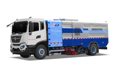 东风天锦纯电洗扫车