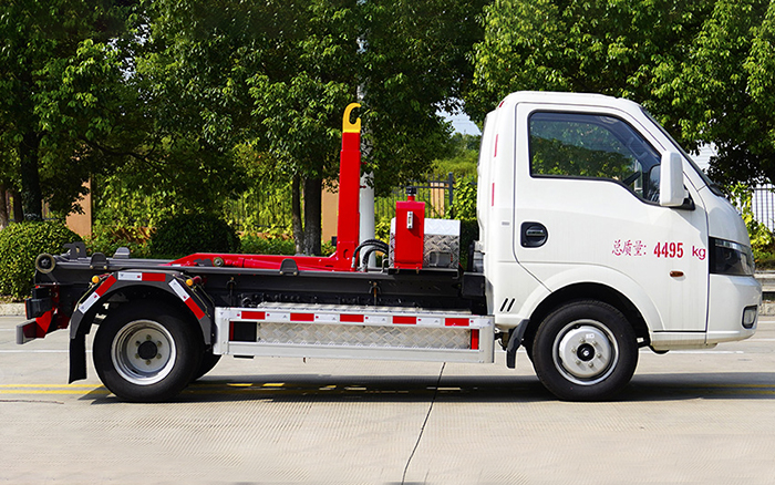 东风华神纯电车厢可卸式垃圾车