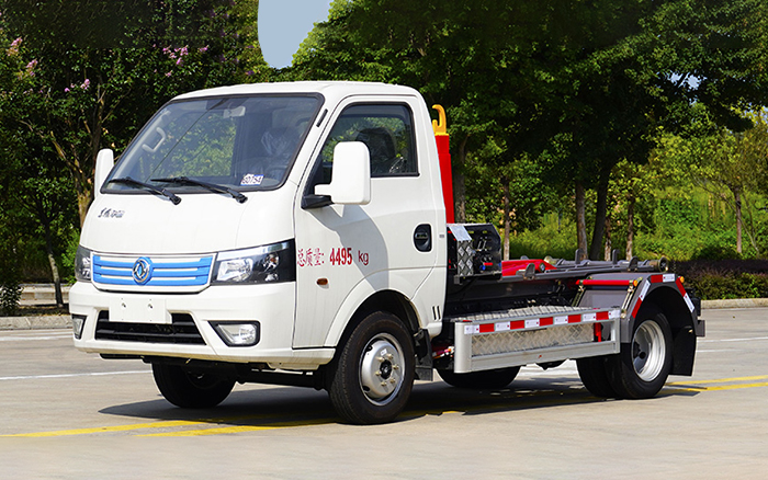 东风华神纯电车厢可卸式垃圾车