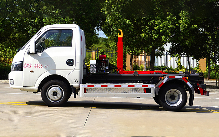 东风华神纯电车厢可卸式垃圾车