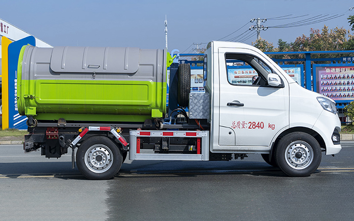 长安纯电车厢可卸式垃圾车