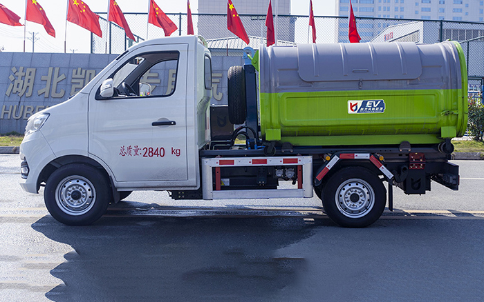 长安纯电车厢可卸式垃圾车