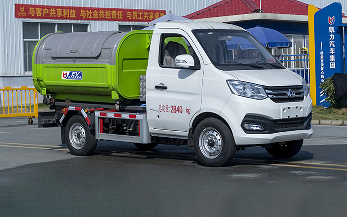 长安纯电车厢可卸式垃圾车