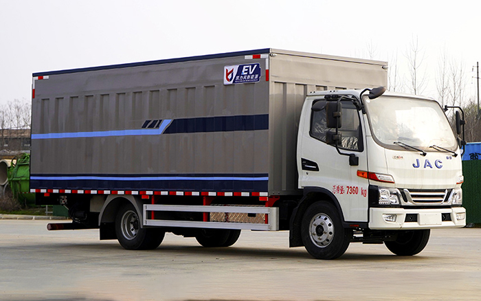 江淮骏铃纯电密封式桶装垃圾车