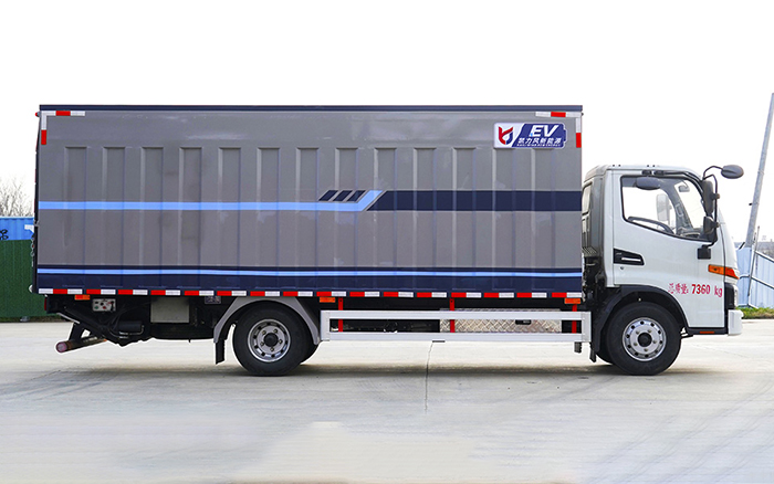 江淮骏铃纯电密封式桶装垃圾车