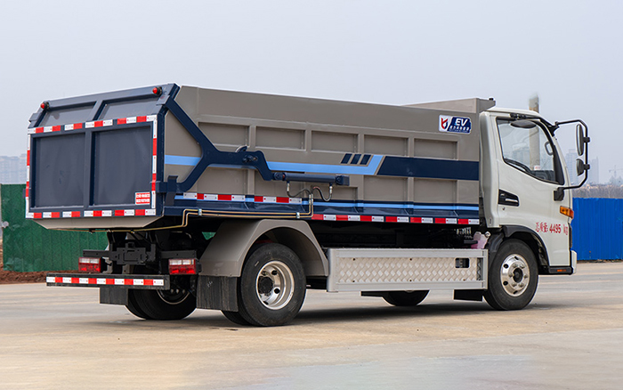 江淮帅铃纯电自卸式垃圾车