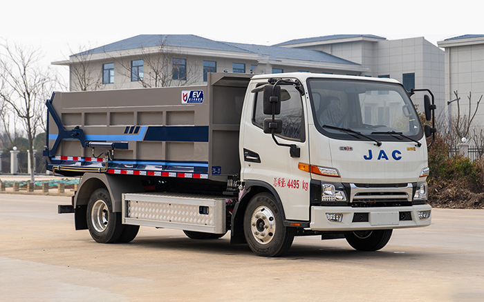 江淮帅铃纯电自卸式垃圾车