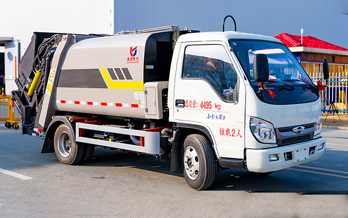 福田小卡之星3压缩式垃圾车