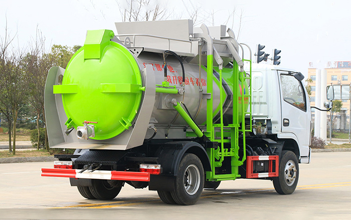 东风D6圆罐餐厨式垃圾车