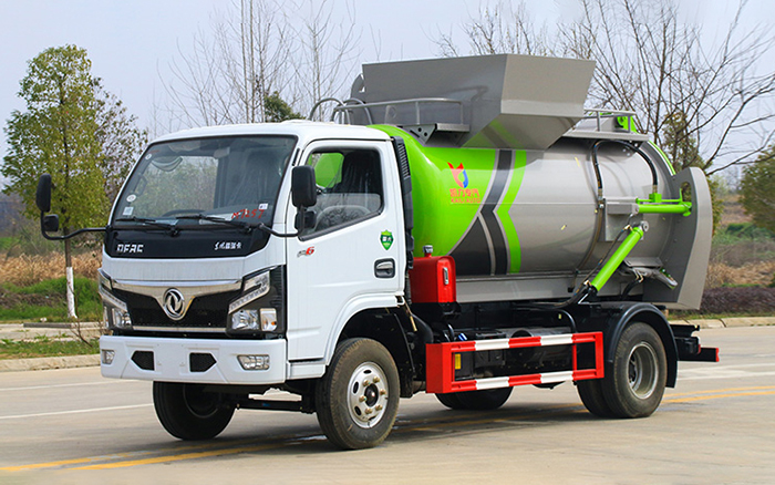 东风D6圆罐餐厨式垃圾车
