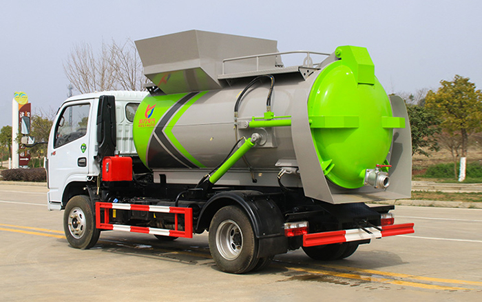 东风D6圆罐餐厨式垃圾车