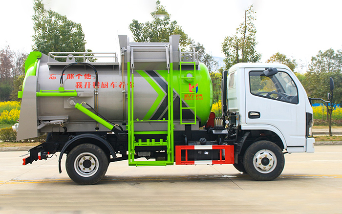 东风D6圆罐餐厨式垃圾车