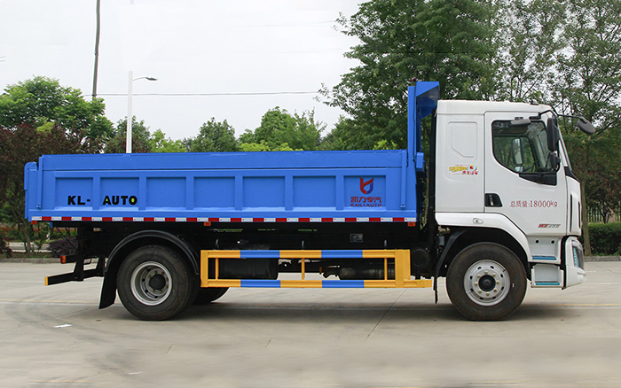 柳汽自卸式垃圾车