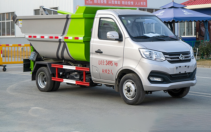 长安自装卸式垃圾车 后装