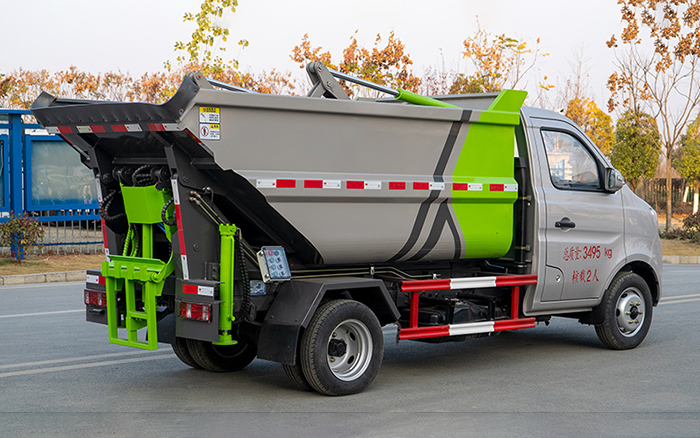 长安自装卸式垃圾车 后装