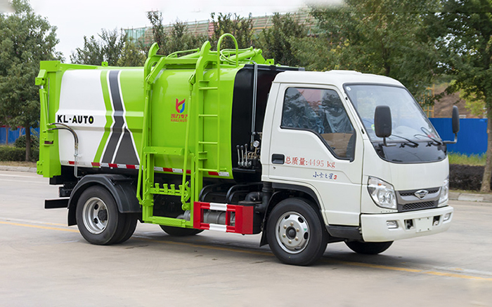 福田小卡之星3侧装压缩垃圾车