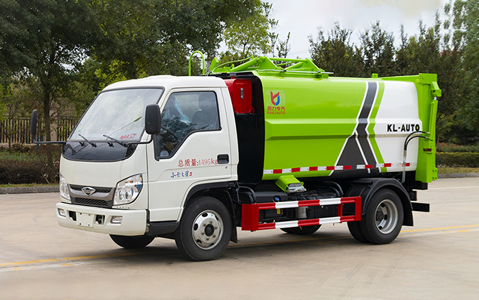 福田小卡之星3侧装压缩垃圾车