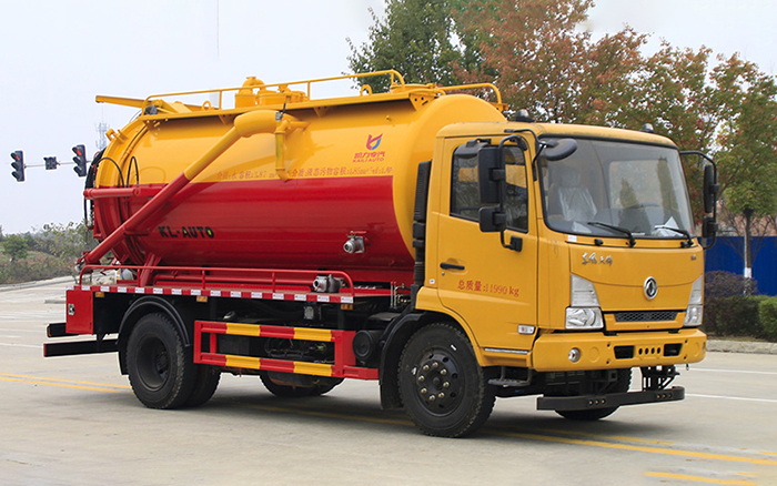 东风天锦清洗吸污车