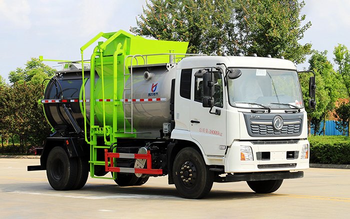 东风天锦餐厨式垃圾车